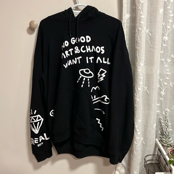 Uniqlo Other - Trevor Andrew Love And Chaos Ar Message Uniqlo Hoodie Sweashirt Size XL